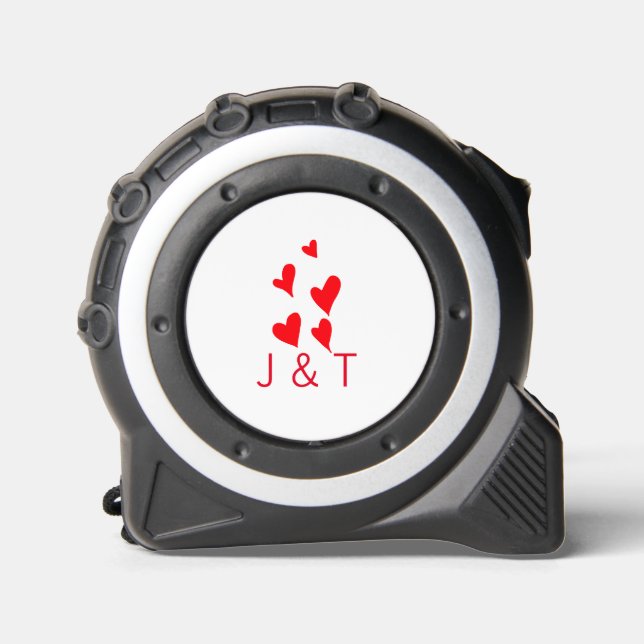 Wedding romantic partner add couple initial letter 1 (Front)