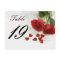 wedding rose table number