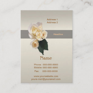 Wedding Roses Business Card