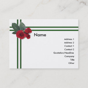 Wedding Roses Profile Card