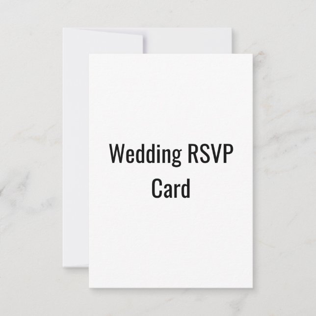 Wedding RSVP Card (Front)
