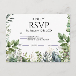  Wedding RSVP Card