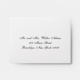 Wedding RSVP Card Envelop Wedding Invitation Envelopes