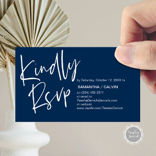 Wedding RSVP, Casual Elegance, Invitation respond
