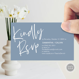 Wedding RSVP, Casual Elegance, Invitation respond