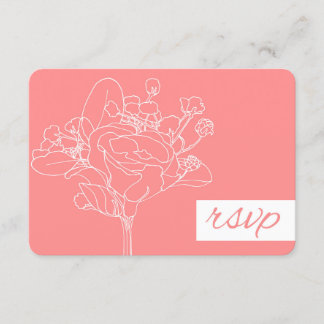 Wedding RSVP (Coral)