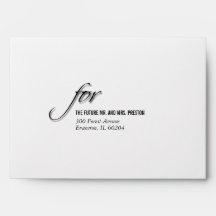 wedding rsvp envelopes