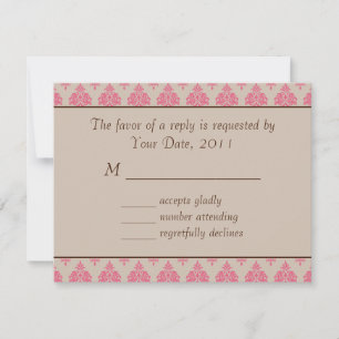 Wedding RSVP Horse and Carriage Invitation