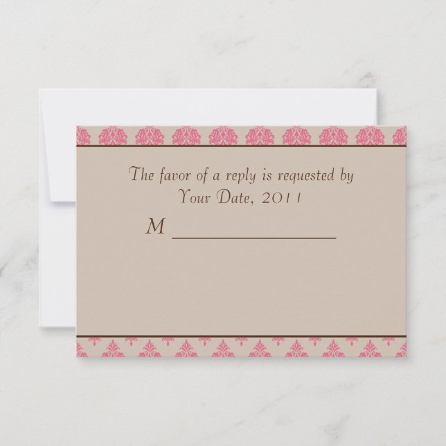 Wedding RSVP Horse and Carriage Invitation (Front)