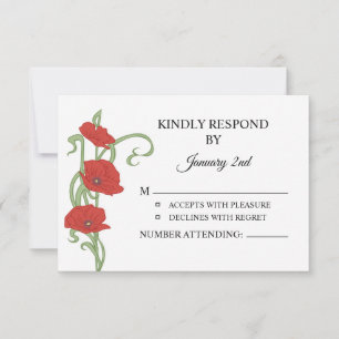 Wedding RSVP Postcard