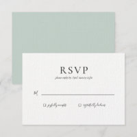 Wedding RSVP Reply card