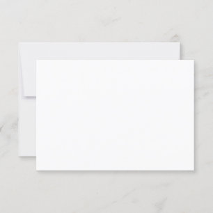 Wedding RSVP Response Card 3.5" x 5"