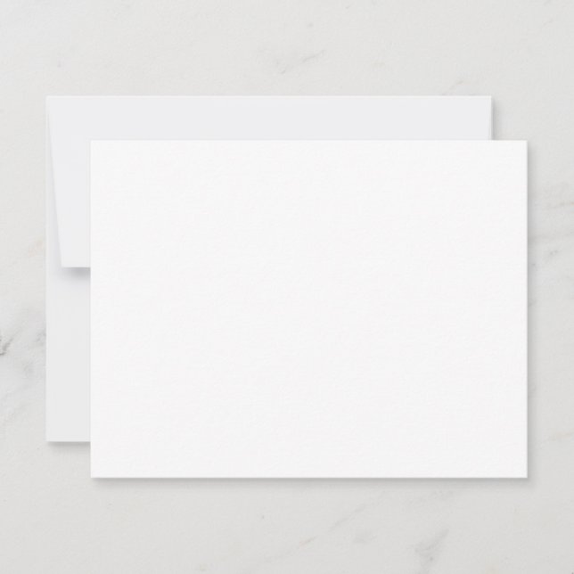 Wedding RSVP Response Card 4.25" x 5.5" (Front)