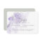 Wedding RSVP | Rustic Painterly Purple Floral