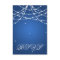 Wedding RSVP Sparkling String Blue