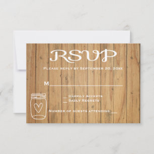 Wedding RSVP Sunflowers Yellow & Green Flowers Card