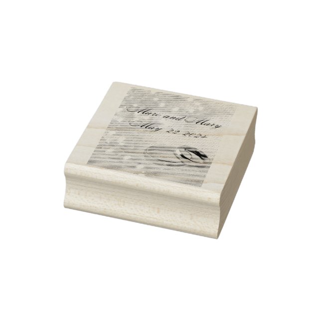 wedding rubber stamp customisable (Stamp)