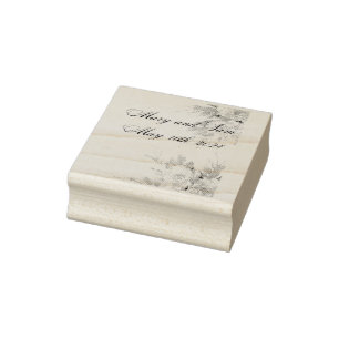Wedding rubberstamp Customizable Rubber Stamp
