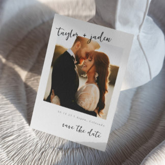 Wedding save the card invitation I Elegant wedding