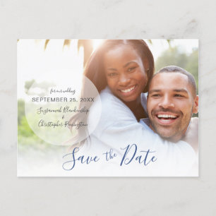 Wedding Save The Date Announcement Custom Photo Po Postcard