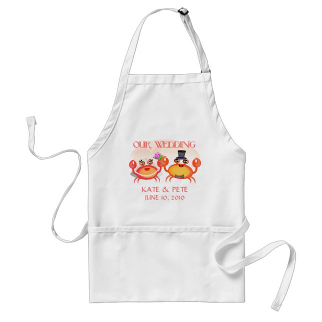 Wedding / Save The Date Announcement Standard Apron (Front)