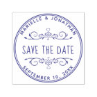 Wedding Save the Date Custom Heart Floral