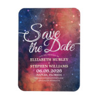 Wedding Save The Date Galaxy Nebula Constellations