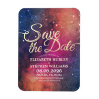 Wedding Save The Date Galaxy Nebula Constellations