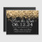 Wedding Save The Date Gold Lights