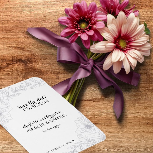 Wedding Save the Date Magnet (Save the Date Magnet)