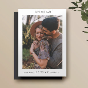 Wedding Save the Date Magnet with Photo