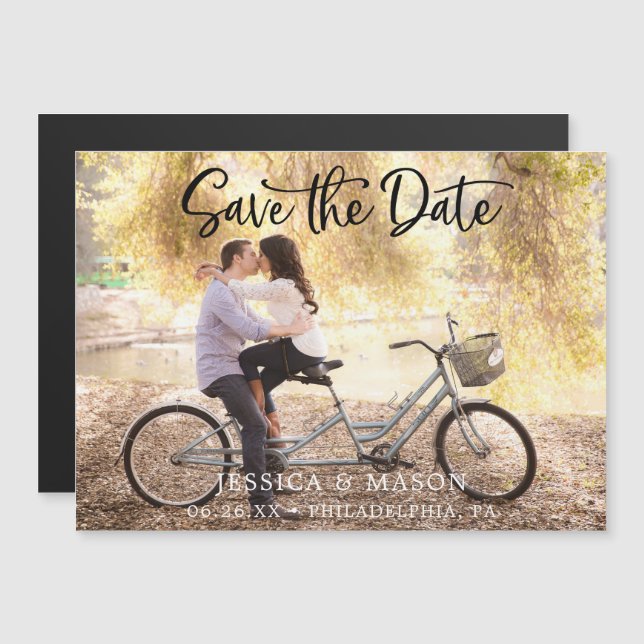 Wedding Save The Date Magnets - Save The Dates (Front/Back)