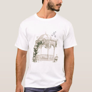 Wedding Save The Date Minimal Elegant T-Shirt