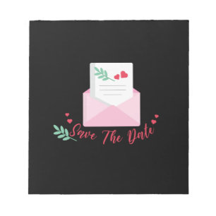 Wedding Save The Date Notepad