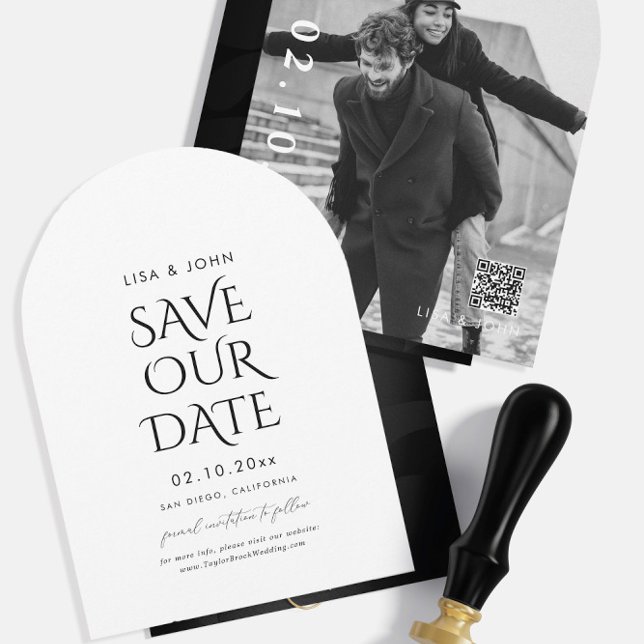 Wedding Save the Date Photo Arch Invitation (Creator Uploaded)