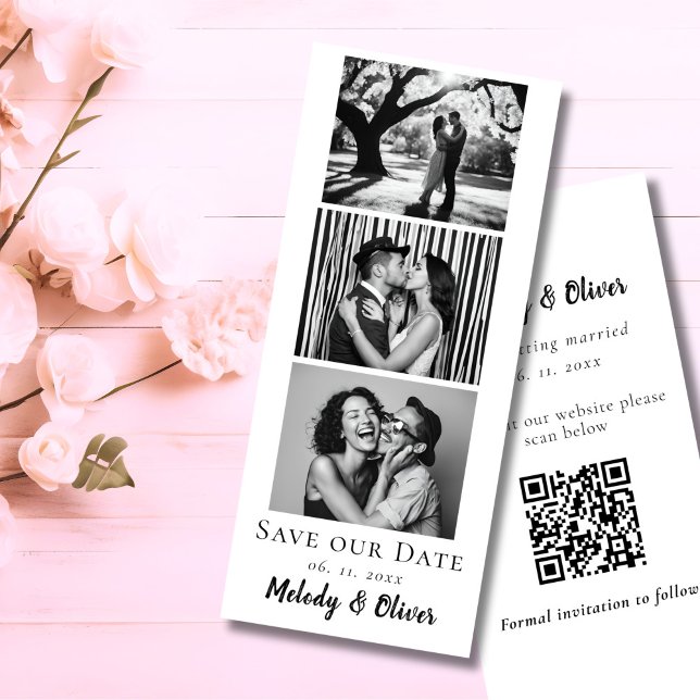 Wedding Save the Date Photo Booth QR code Unique  (Creator Uploaded)