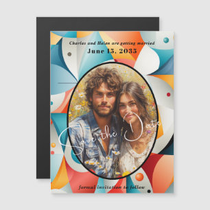 Wedding, Save the Date, Photo Magnet