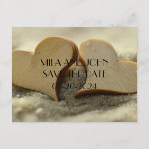 WEDDING SAVE THE DATE POSTCARD