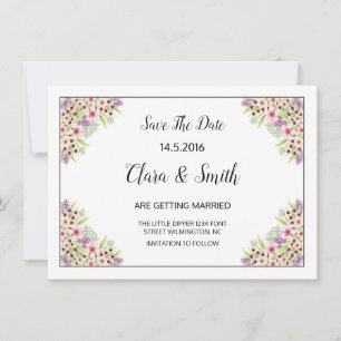 Wedding Save the Date PostCard