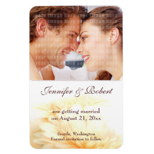 Wedding Save the Date Premium Magnet