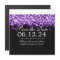 Wedding Save The Date Purple Lights