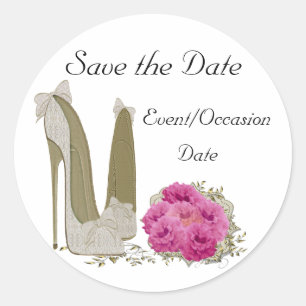 Wedding Save the Date Sticker