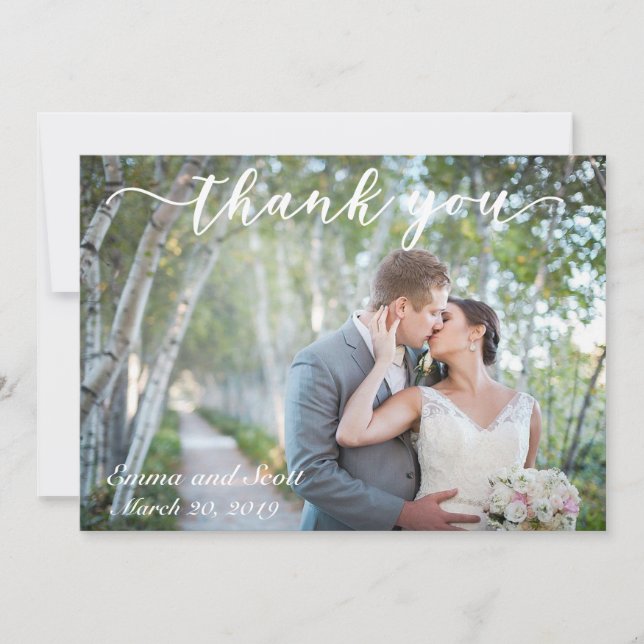 Wedding Script Photo Template (Front)