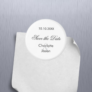Wedding script Save the Date Magnet
