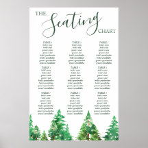 WEDDING SEATING CHART