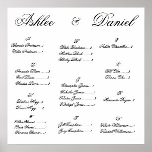 Wedding Seating Chart