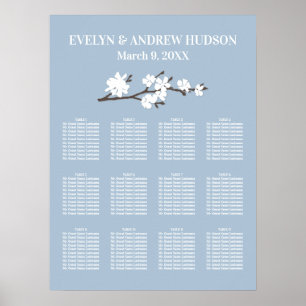 Wedding Seating Chart   Floral Branch