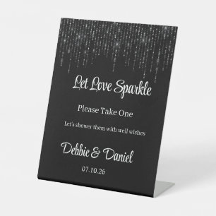Wedding Sendoff Pedestal Table Sign
