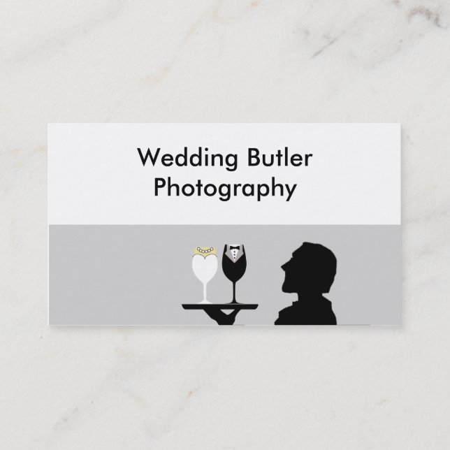 Wedding Service Business Card (Back)