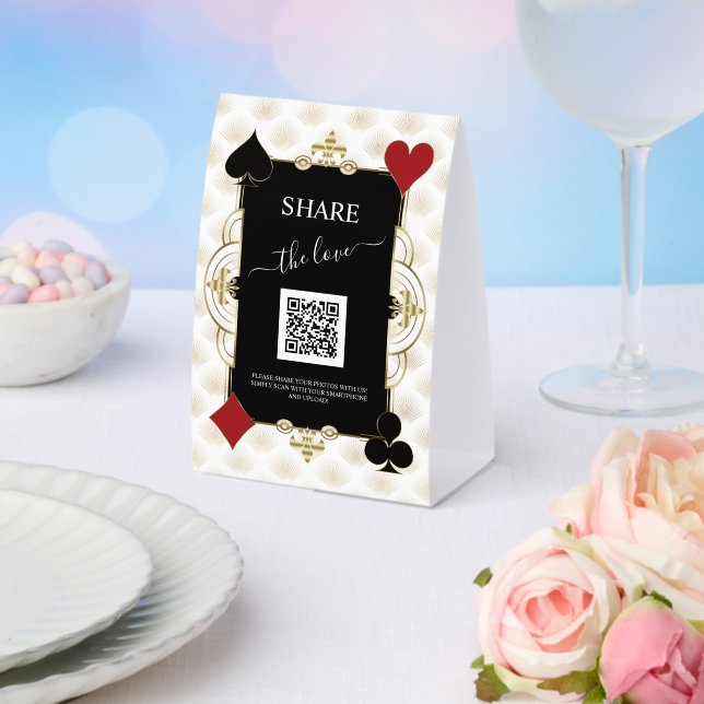 Wedding Share The Love Photo Share QR Code Sign (Insitu(Wedding))